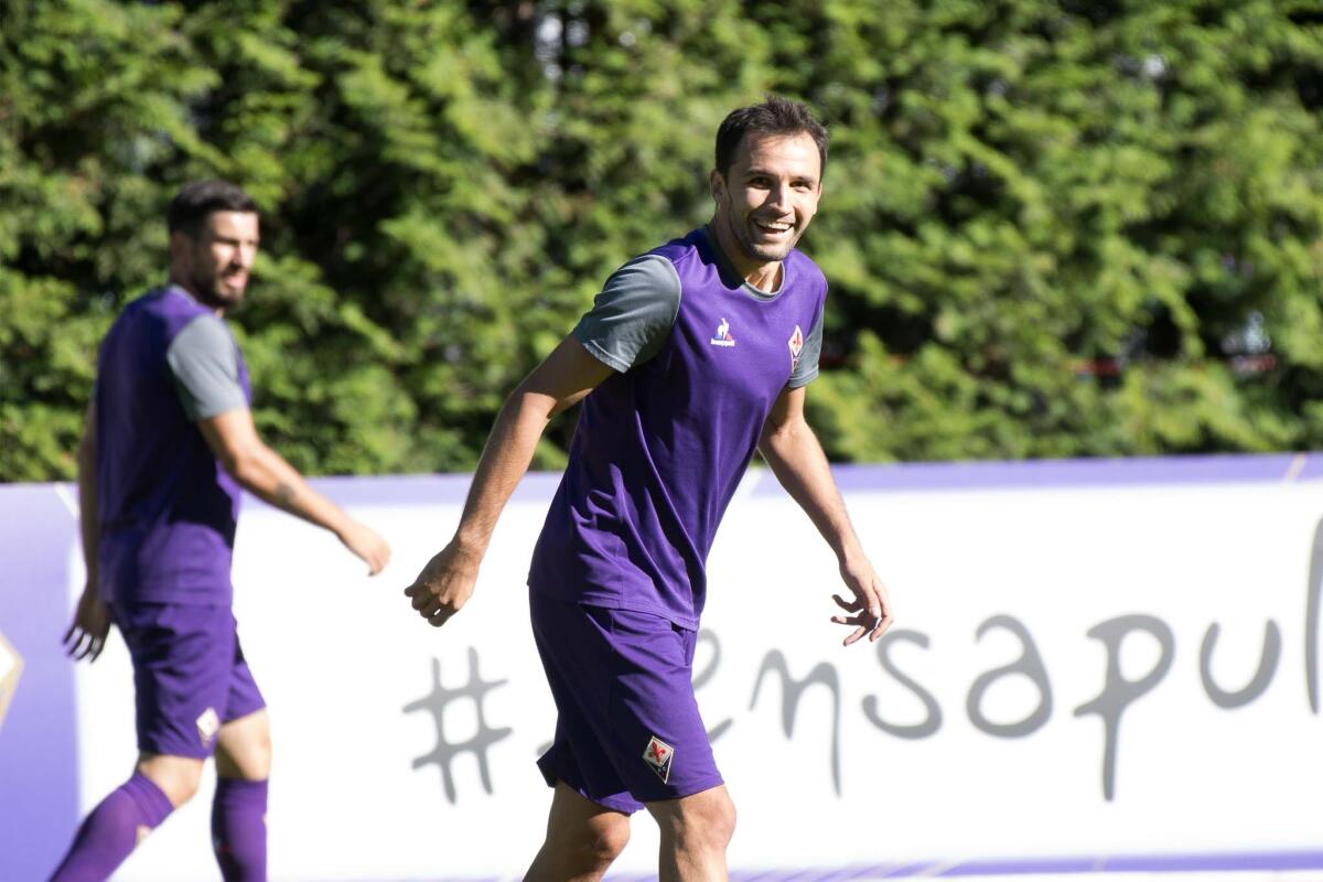 Stadio, obiettivo far rinnovare il contratto a Badelj, è Pioli lo sponsor d'eccezzione per provare a convincerlo - Moena, Ritiro della Fiorentina 16.07.2017, Foto Fiorenzo Sernacchioli. Copyright Labaroviola.com