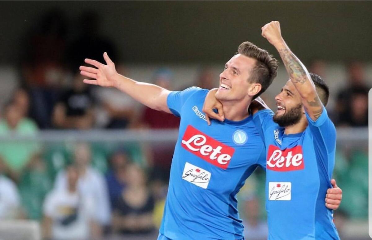 Il Napoli risponde subito alla Juventus. A Verona contro l'Hellas finisce 1-3, in gol Milik e Ghoulam - 