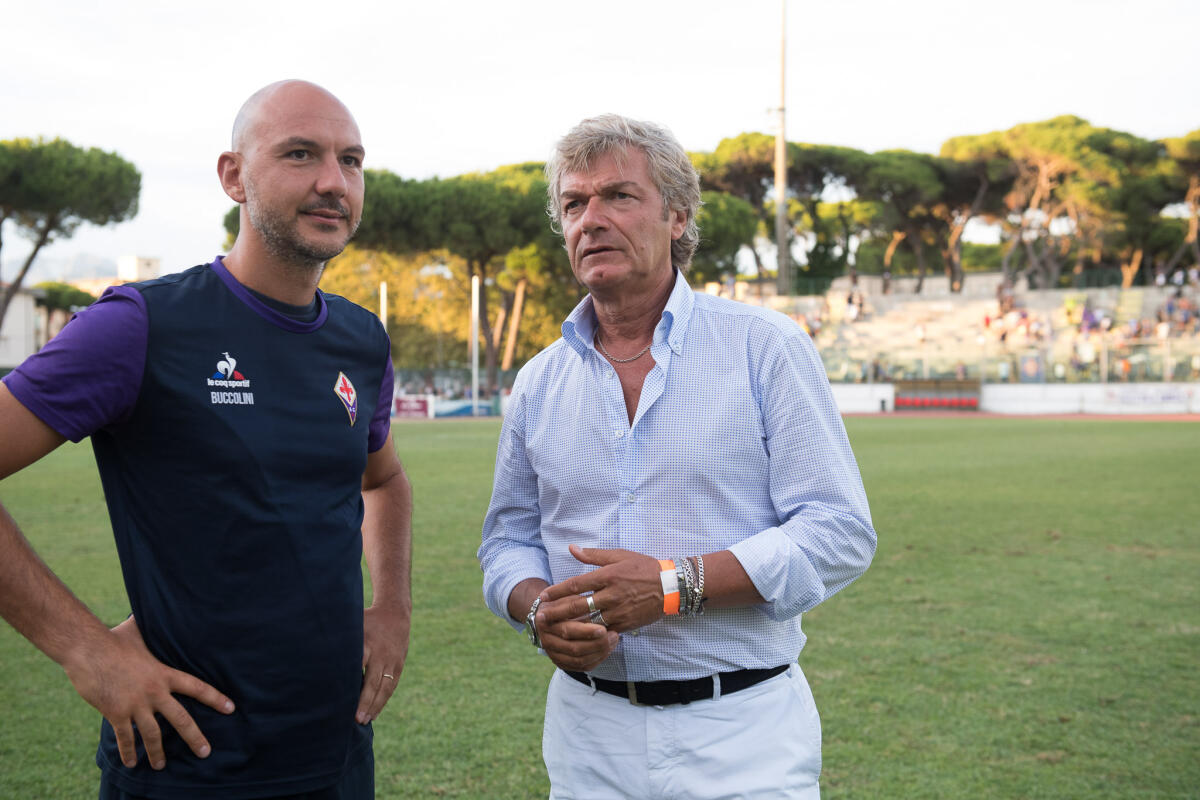 Antognoni ci mette la faccia contro Tagliavento. Zero alibi ma la voglia di chiedere un uso più corretto della Var - Viareggio, Stadio dei Pini, 13.08.2017, Fiorentina-Parma, Foto Fiorenzo Sernacchioli. Copyright Labaroviola.com Giancarlo Antognoni