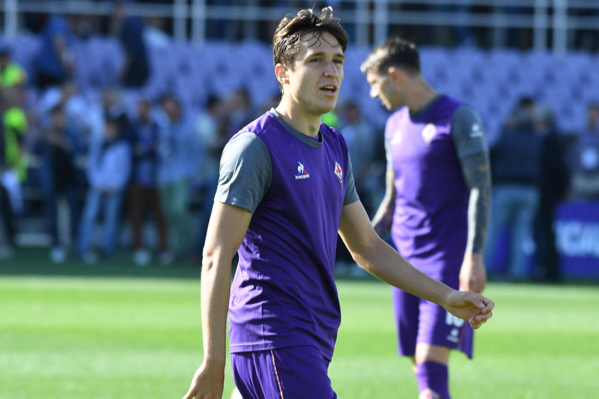 Tuttosport: il Napoli può arrivare a 40 milioni per Chiesa, muro Fiorentina - Firenze, stadio Artemio Franchi, 13.05.2017, Fiorentina-Lazio, Foto Fiorenzo Sernacchioli. Copyright Labaroviola.com