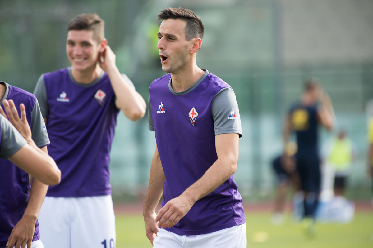Pedullà: "Alle 22 la Fiorentina aspetta la mail di conferma per il passaggio di Kalinic al Milan. Tutto fatto" - Viareggio, Stadio dei Pini, 13.08.2017, Fiorentina-Parma, Foto Fiorenzo Sernacchioli. Copyright Labaroviola.com Kalinic