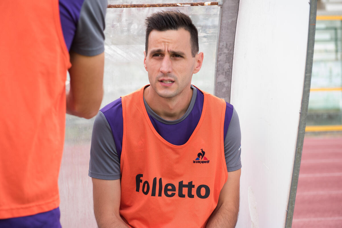 Kalinic non si presenta all'allenamento della Fiorentina. Vuole la rottura totale con il club viola - Viareggio, Stadio dei Pini, 13.08.2017, Fiorentina-Parma, Foto Fiorenzo Sernacchioli. Copyright Labaroviola.com Kalinic
