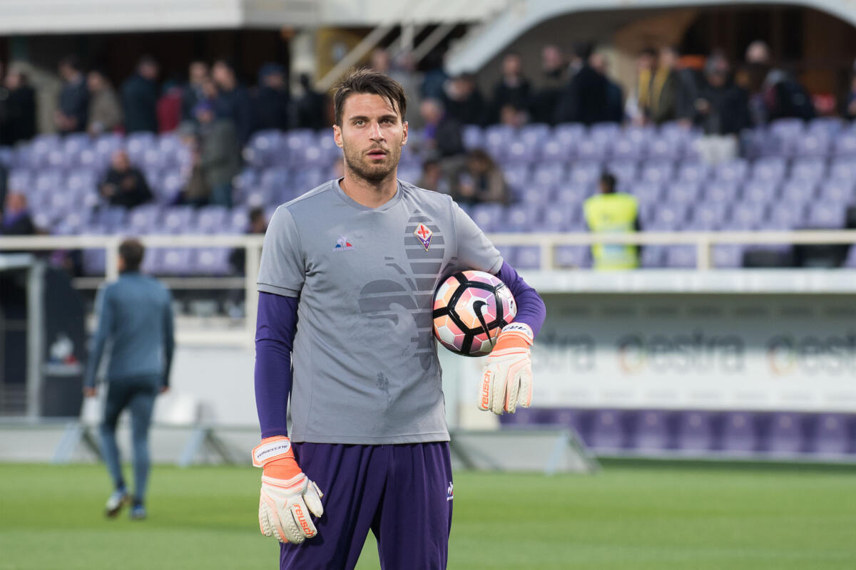 La Sampdoria vede viola e segna, oggi inizia anche l'era Sportiello alla Fiorentina. Il nuovo padrone della porta gigliata - Firenze, stadio Artemio Franchi, 22.04.2017, Fiorentina-Inter, Foto Fiorenzo Sernacchioli. Copyright Labaroviola.com