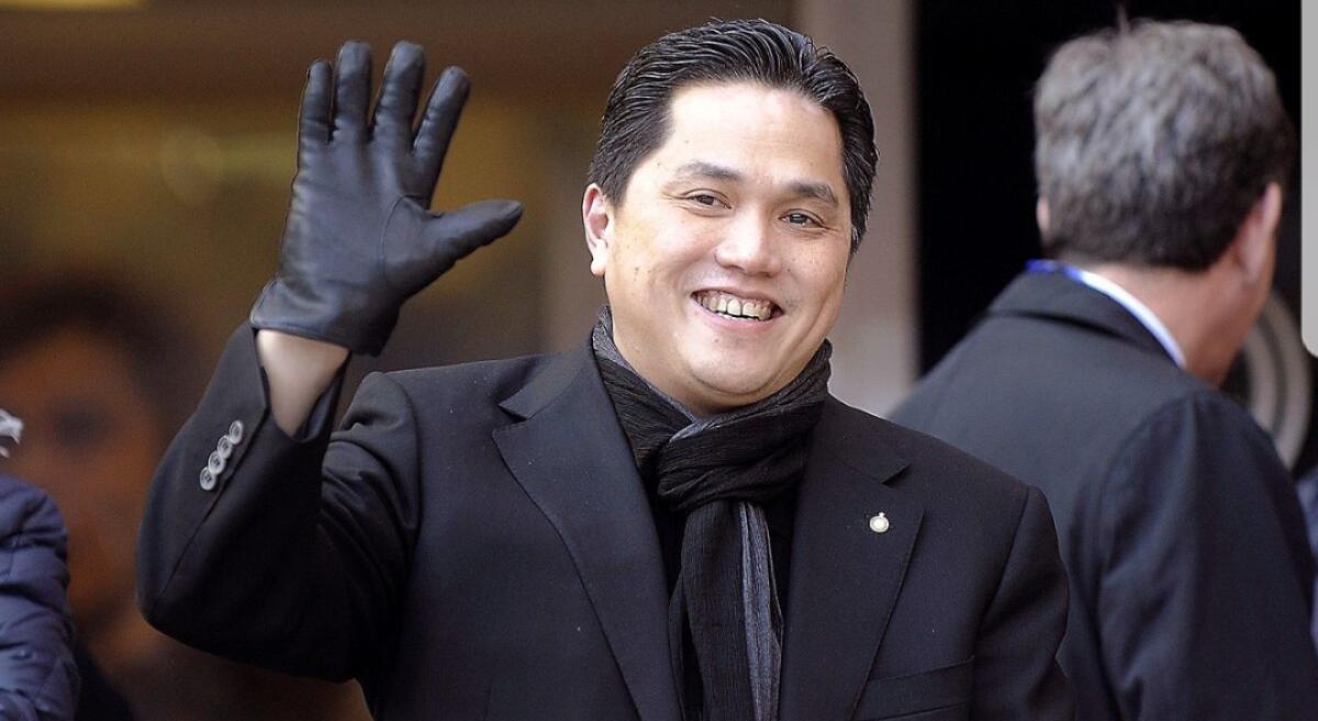 Erik Thohir: "Sono un grande tifoso dell'Inter dai tempi del trio olandese in neroazzurro" - 