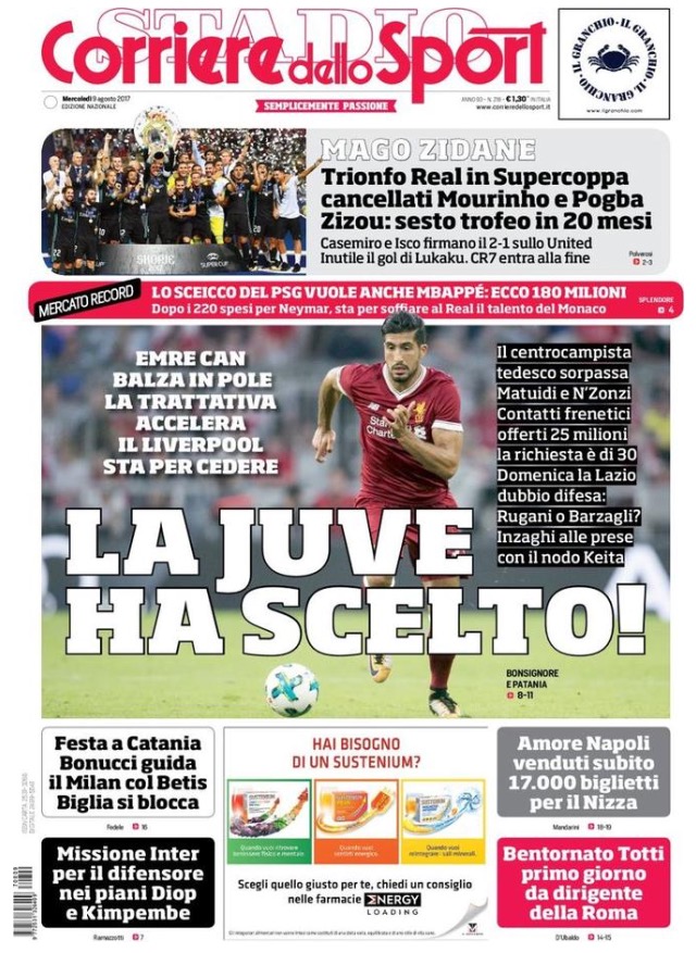 Corriere Dello Sport 9 Luglio 2017