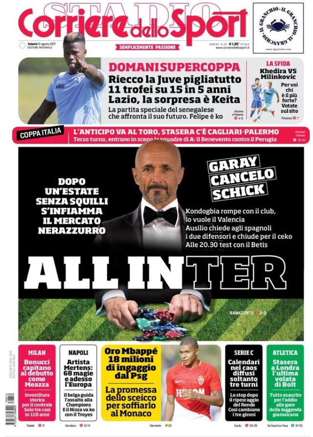 Corriere Dello Sport 12 Agosto 2017