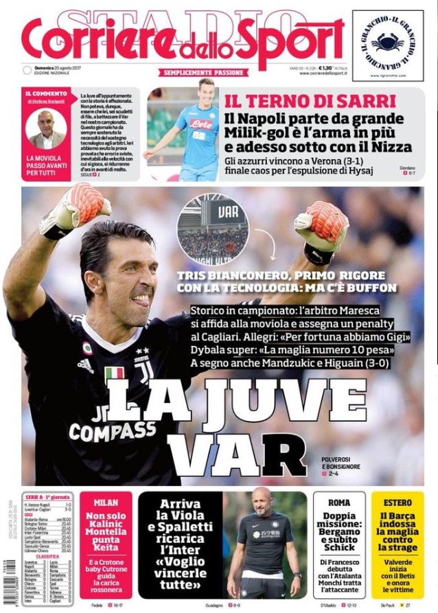 Corriere Dello Sport 20 Agosto 2017
