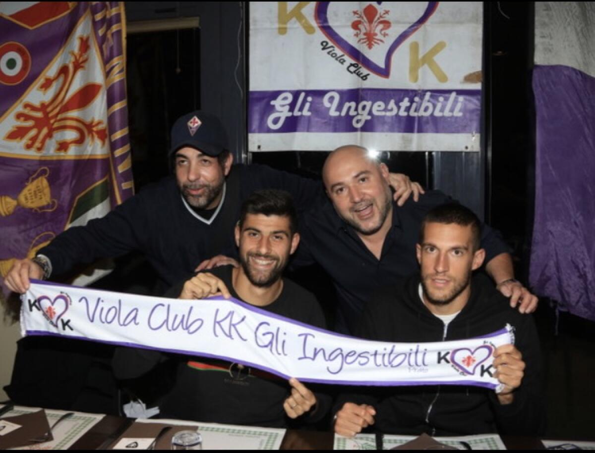 Benassi e Biraghi incontrano il Viola Club "Gli Ingestibili", il racconto della serata... - 