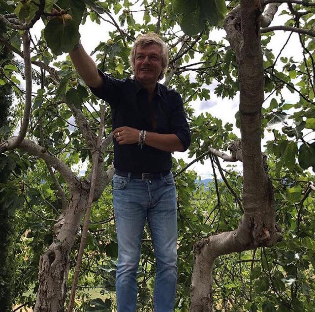 L'unico 10 ricarica le pile in campagna: Antognoni in veste raccoglitore di...fichi! - 