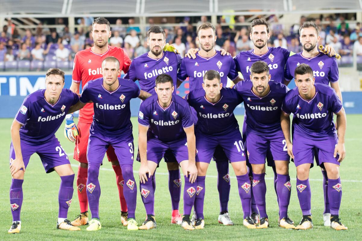 Verso il Verona: Pezzella e Gaspar in vantaggio su Hugo e Laurini, davanti spazio a Thereau - Firenze, stadio Artemio Franchi, 27.08.2017, Fiorentina-Sampdoria, Foto Fiorenzo Sernacchioli. Copyright Labaroviola.com