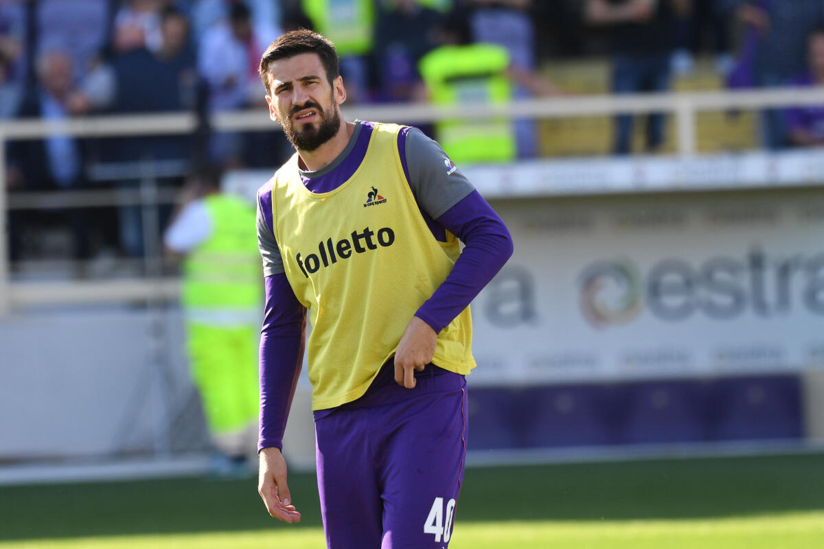 Parte male l'avventura di Tomovic al Chievo. Maran lo boccia e lo manda in panchina. Stesso destino per Bernardeschi - Firenze, stadio Artemio Franchi, 13.05.2017, Fiorentina-Lazio, Foto Fiorenzo Sernacchioli. Copyright Labaroviola.com