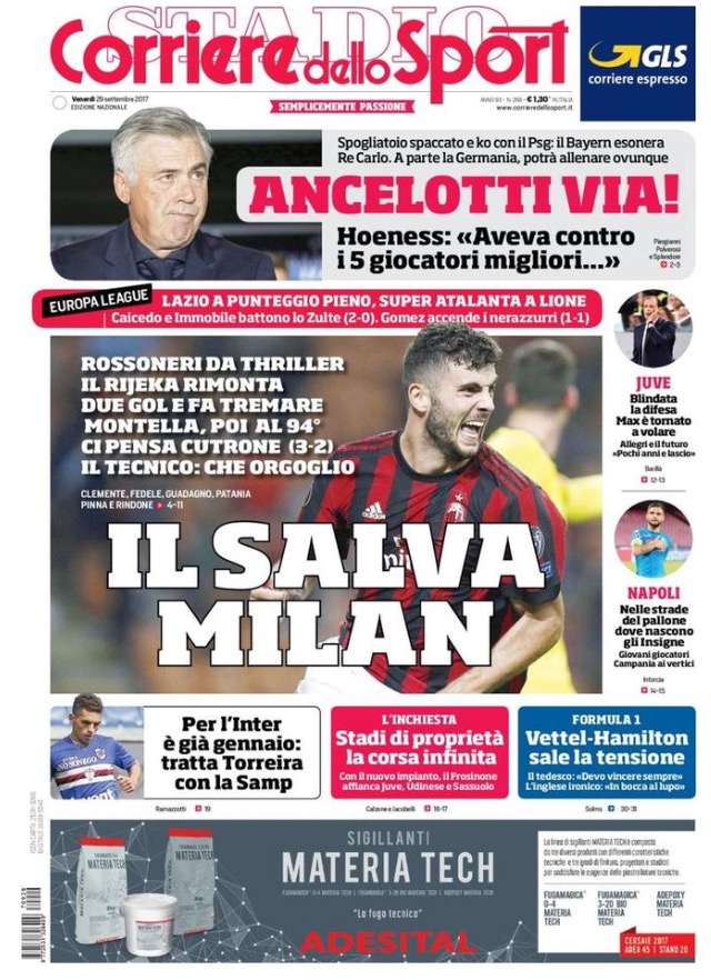 Corriere Dello Sport 29 Settembre 2017
