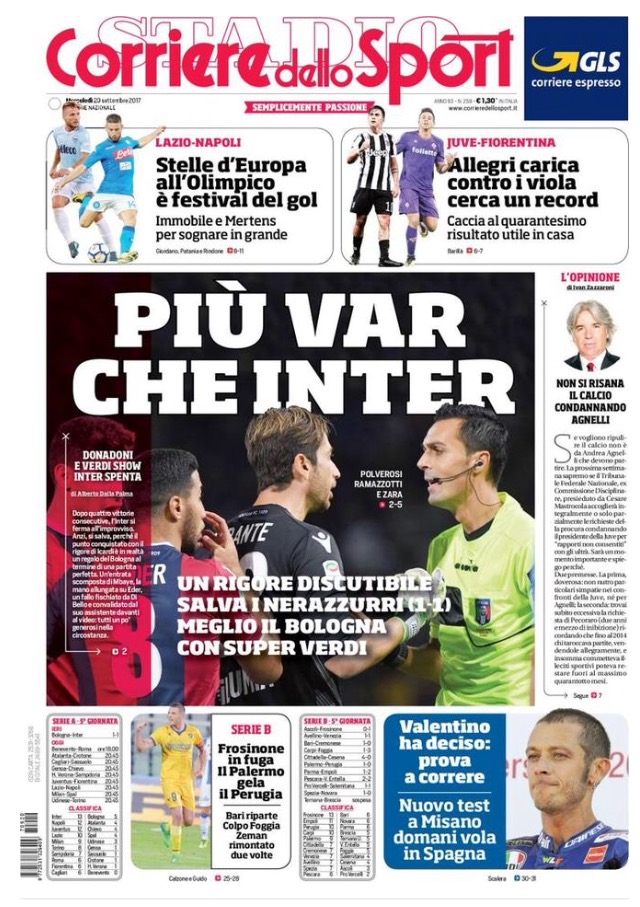 Corriere Dello Sport 20 Settembre 2017