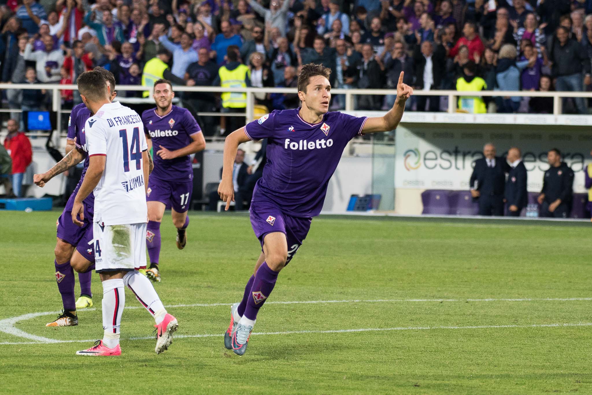 Firenze, stadio Artemio Franchi, 16.09.2017, Fiorentina-Bologna, Foto Fiorenzo Sernacchioli. Copyright Labaroviola.com Chiesa