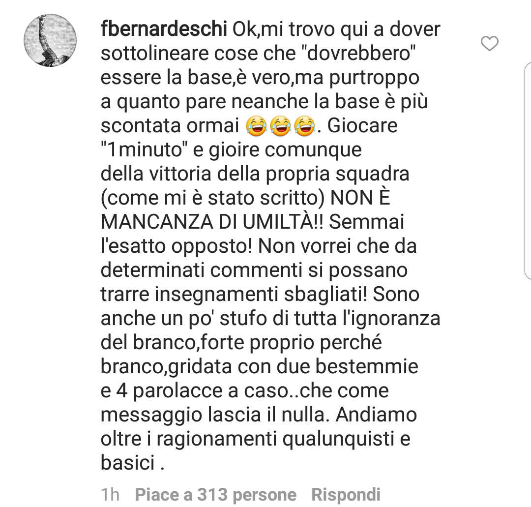 Bernardeschi risponde ai tifosi viola: "Siete solo ignoranti"