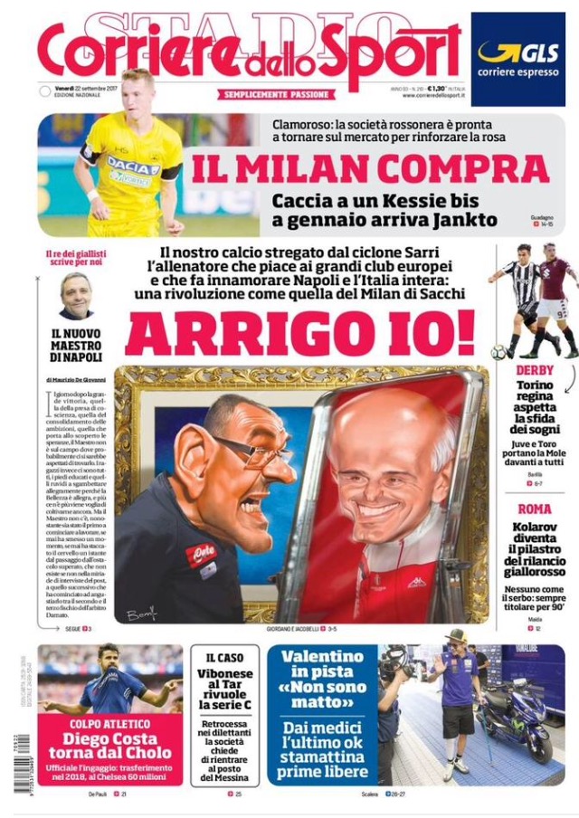 Corriere Dello Sport 22 Settembre 2017