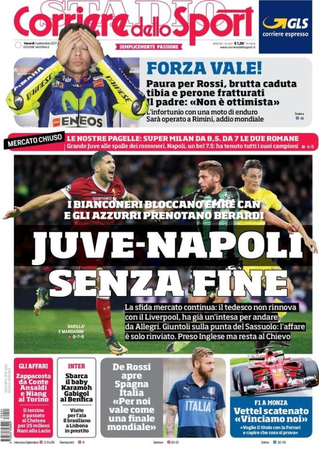 Corriere Dello Sport 1 Settembre 2017