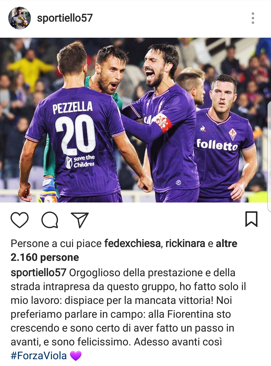 Sportiello: "Orgoglioso della prestazione. Noi preferiamo parlare in campo. Dispiace per il pareggio"