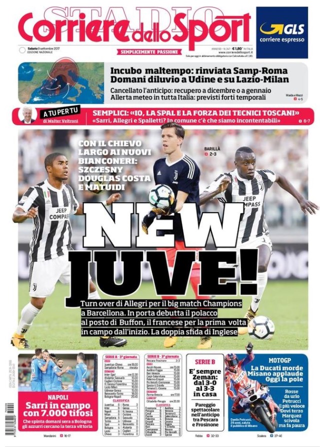Corriere Dello Sport 9 Settembre 2017