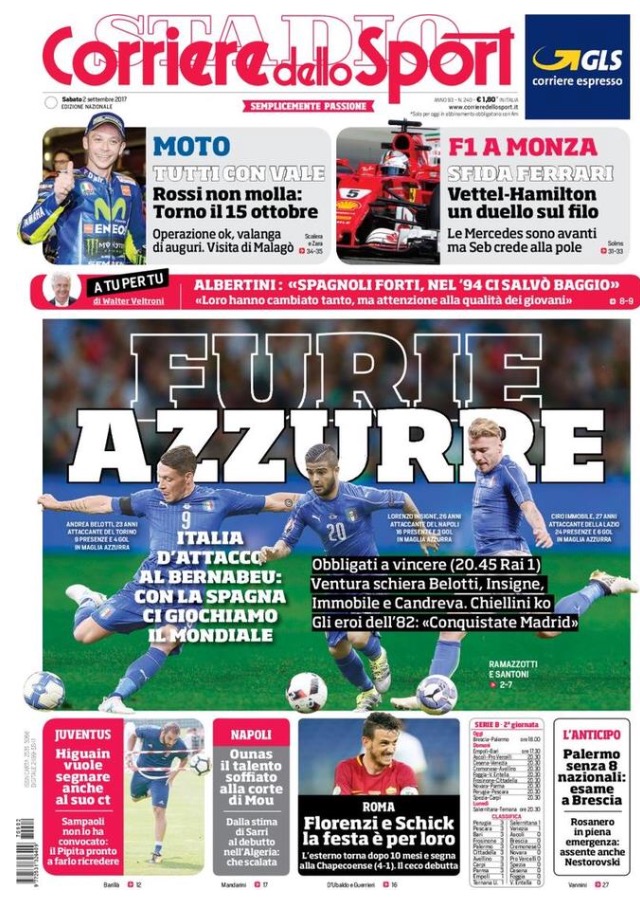Corriere Dello Sport 2 Settembre 2017