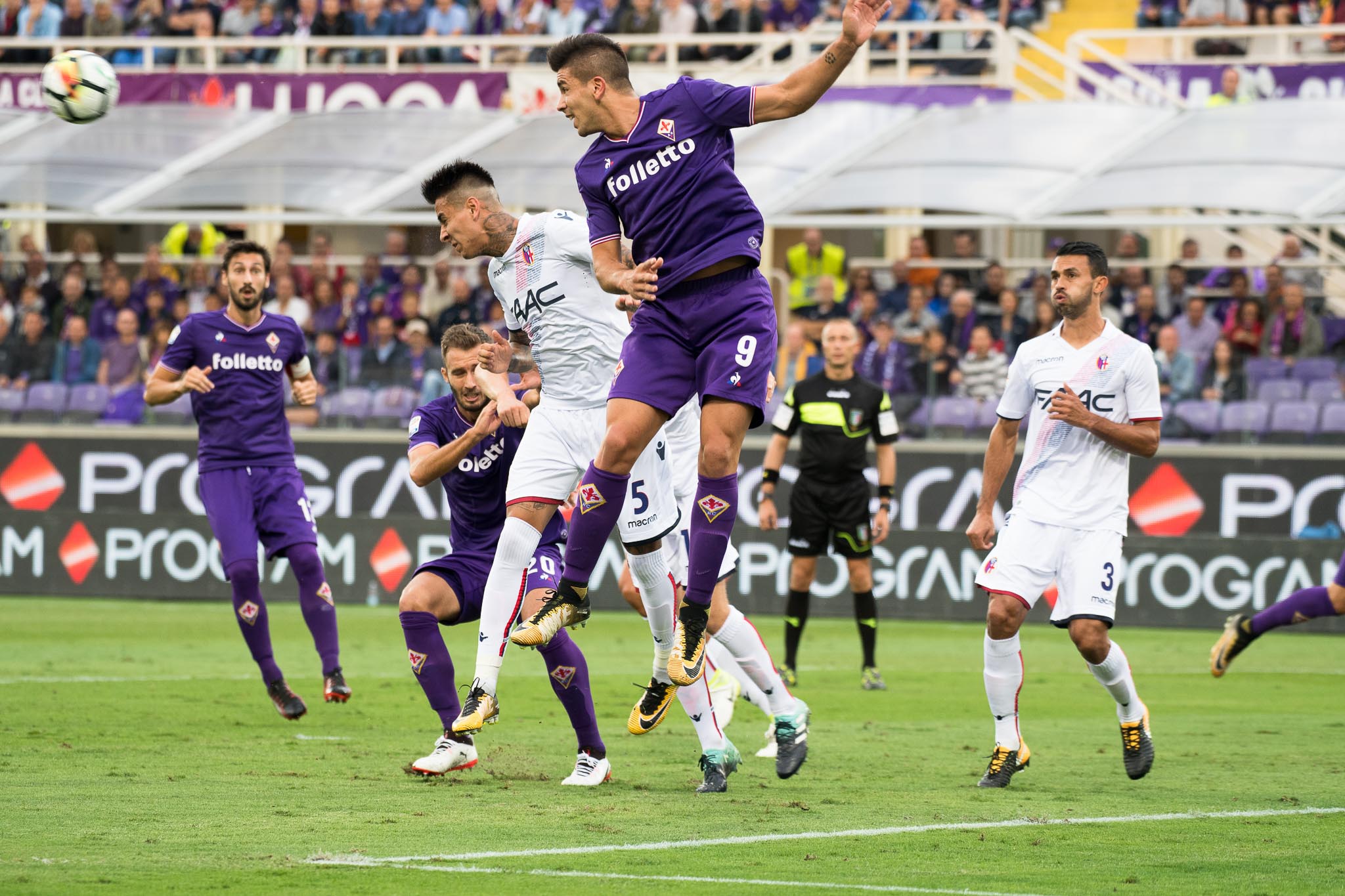 Firenze, stadio Artemio Franchi, 16.09.2017, Fiorentina-Bologna, Foto Fiorenzo Sernacchioli. Copyright Labaroviola.com Simeone