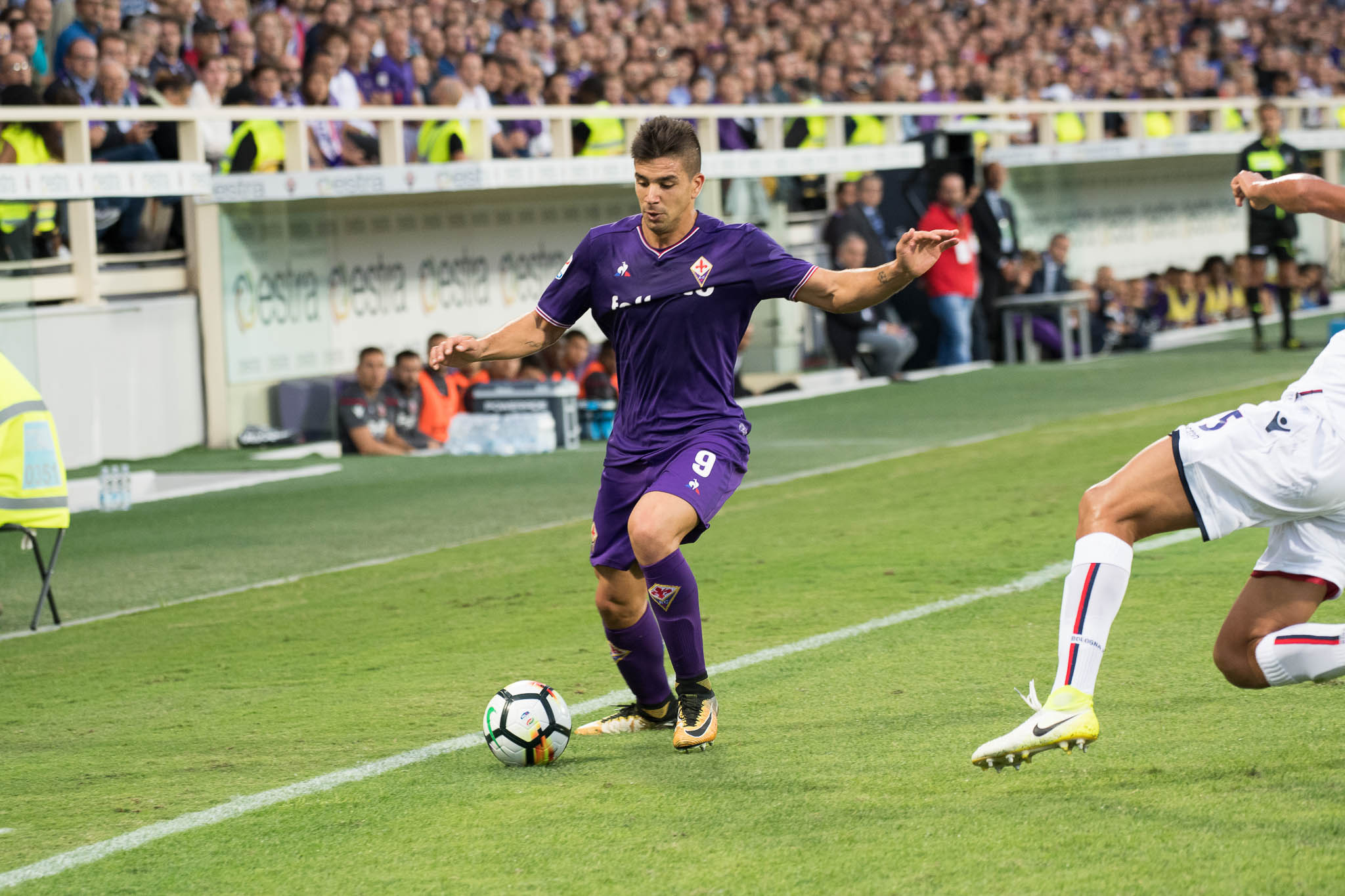 Firenze, stadio Artemio Franchi, 16.09.2017, Fiorentina-Bologna, Foto Fiorenzo Sernacchioli. Copyright Labaroviola.com Simeone