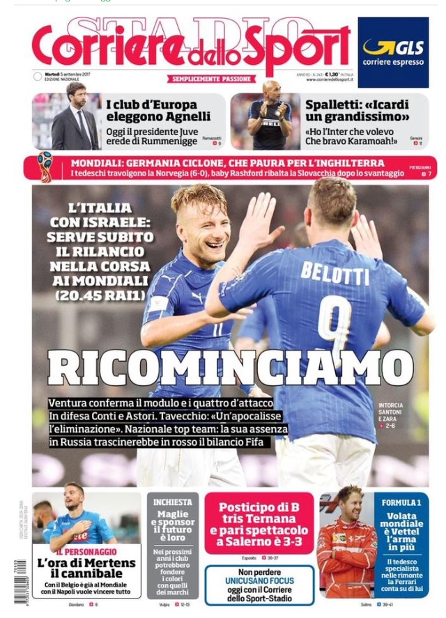Corriere Dello Sport 5 Settembre 2017
