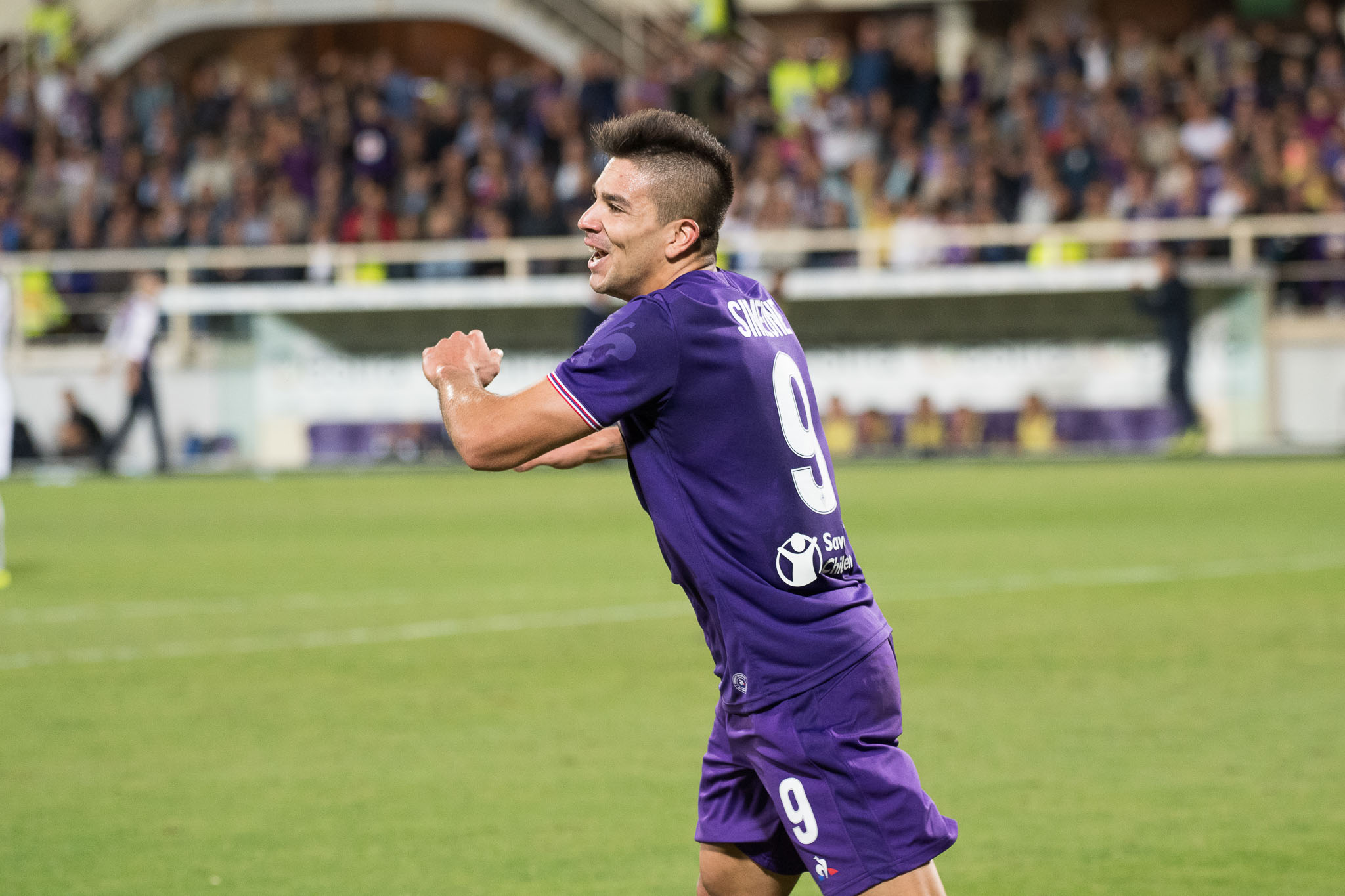 Firenze, stadio Artemio Franchi, 16.09.2017, Fiorentina-Bologna, Foto Fiorenzo Sernacchioli. Copyright Labaroviola.com Simeone