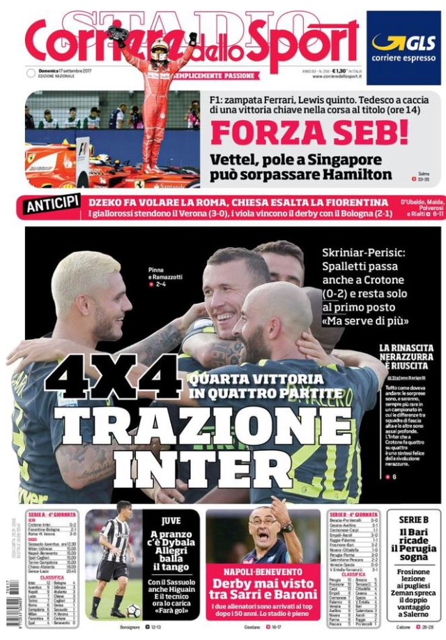 Corriere Dello Sport 17 Settembre 2017