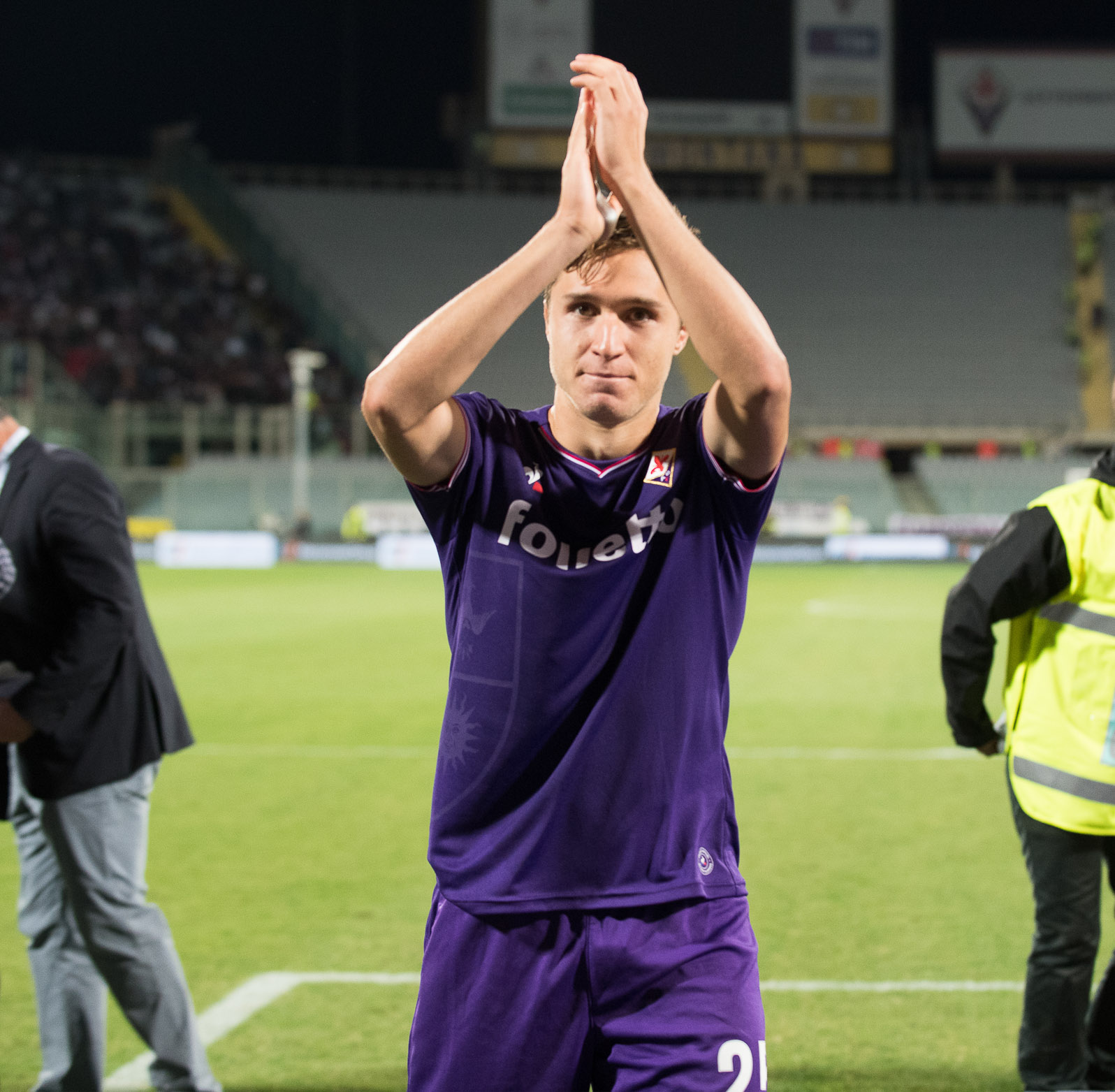 Firenze, stadio Artemio Franchi, 16.09.2017, Fiorentina-Bologna, Foto Fiorenzo Sernacchioli. Copyright Labaroviola.com Federico Chiesa