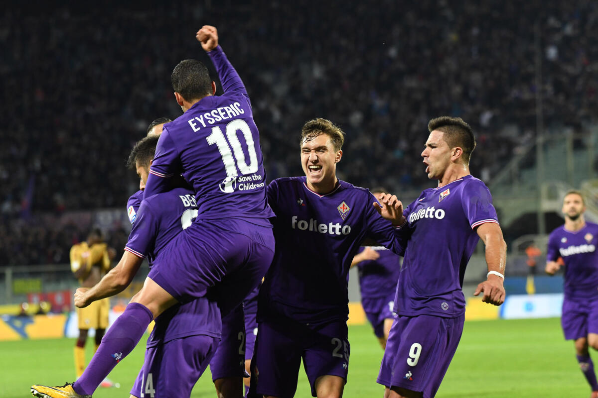 COME CAMBIA FIRENZE CON LA SUA FIORENTINA. BRUCIATO GIÀ UN COLPO. GRAZIE TOMOVIC - Firenze, stadio Artemio Franchi, 25.10.2017, Fiorentina-Torino, Foto Fiorenzo Sernacchioli. Copyright Labaroviola.com Chiesa, Eysseric, Simeone