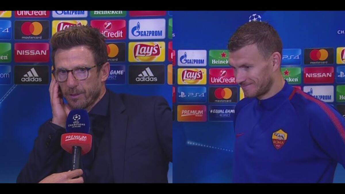 Di Francesco: ''Dzeko come Batistuta? No, Edin ha più qualità. Assomiglia a Van Basten per come gioca con la squadra'' - 