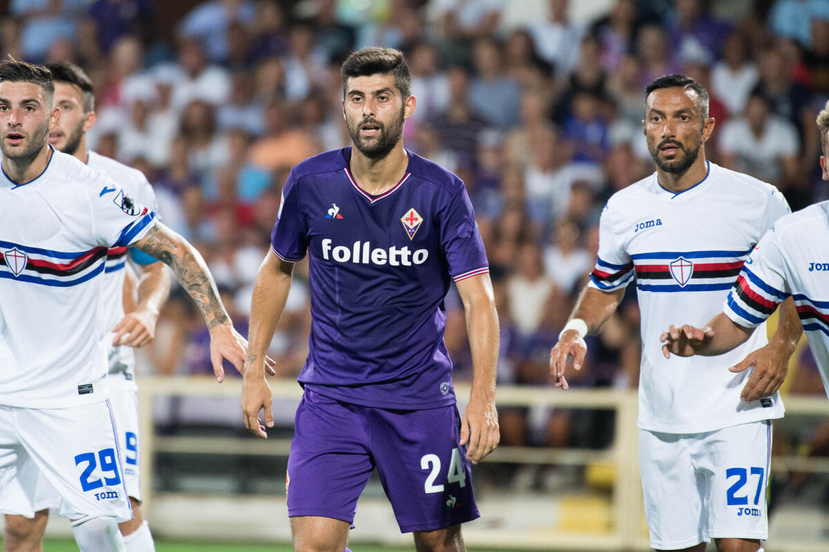 Corriere dello Sport, Pioli a Benevento vuole giocare con il 4-2-3-1, Benassi sulla linea dei trequartisti - Firenze, stadio Artemio Franchi, 27.08.2017, Fiorentina-Sampdoria, Foto Fiorenzo Sernacchioli. Copyright Labaroviola.com