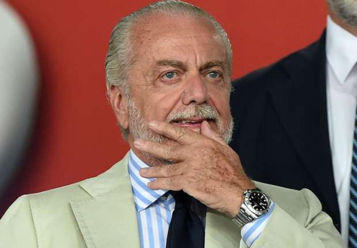 De Laurentiis: "Chiesa al Napoli? Non me lo vendono, Della Valle rischierebbe di farsi ammazzare se lo facesse." - 