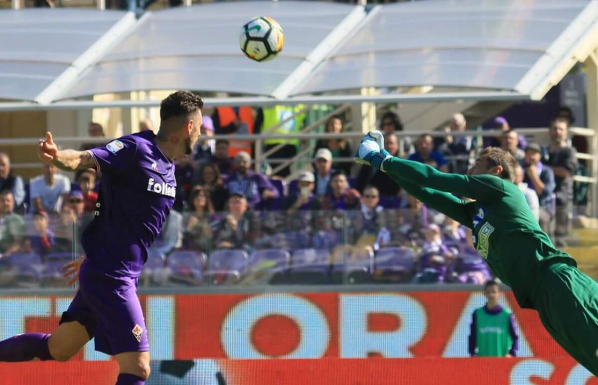 Thereau raddoppia, l'Udinese accorcia con Samir. Al minuto 28 è 2-1 per la Fiorentina - 