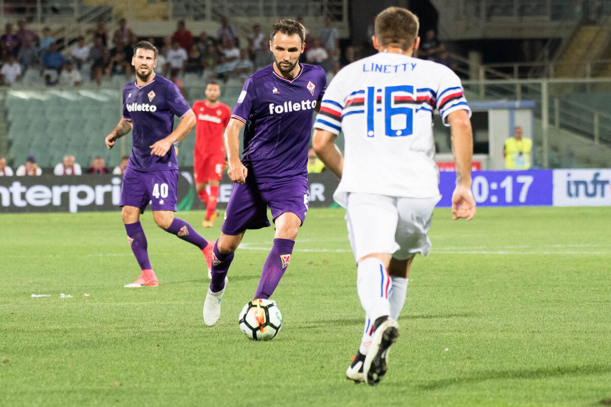 Roggi: "La priorità deve essere quella di rinnovare con Badelj. Chiesa troppo forte, partirà.." - Firenze, stadio Artemio Franchi, 27.08.2017, Fiorentina-Sampdoria, Foto Fiorenzo Sernacchioli. Copyright Labaroviola.com