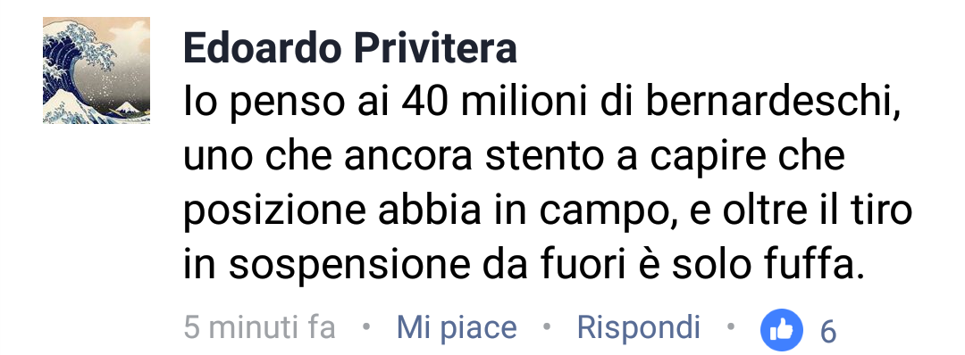 Il pensiero comune dei tifosi della Juventus dopo la partita contro la Lazio