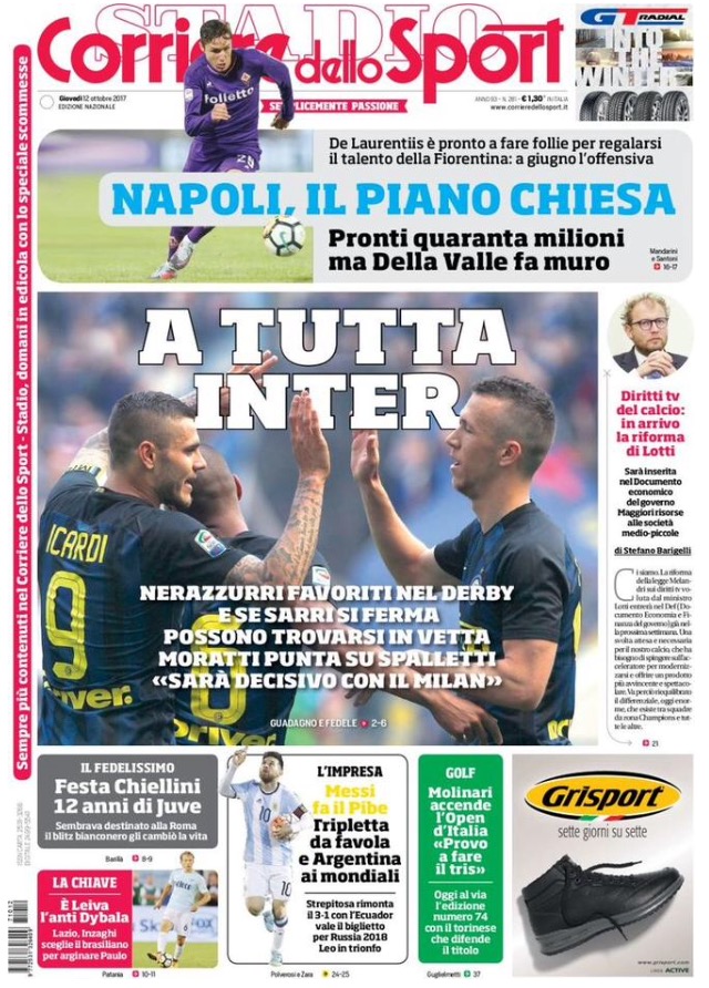 Corriere Dello Sport 12 Ottobre 2017