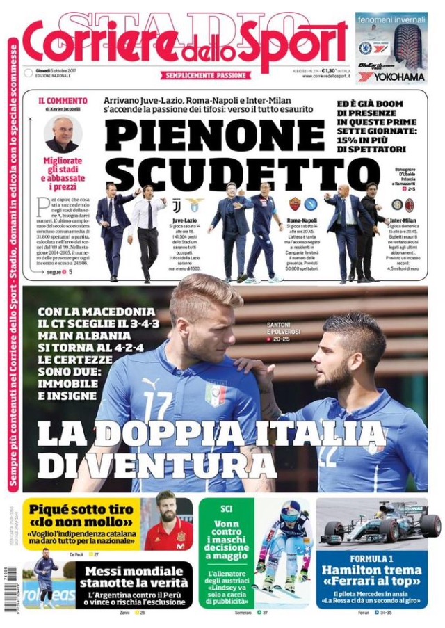 Corriere Dello Sport 5 Ottobre 2017