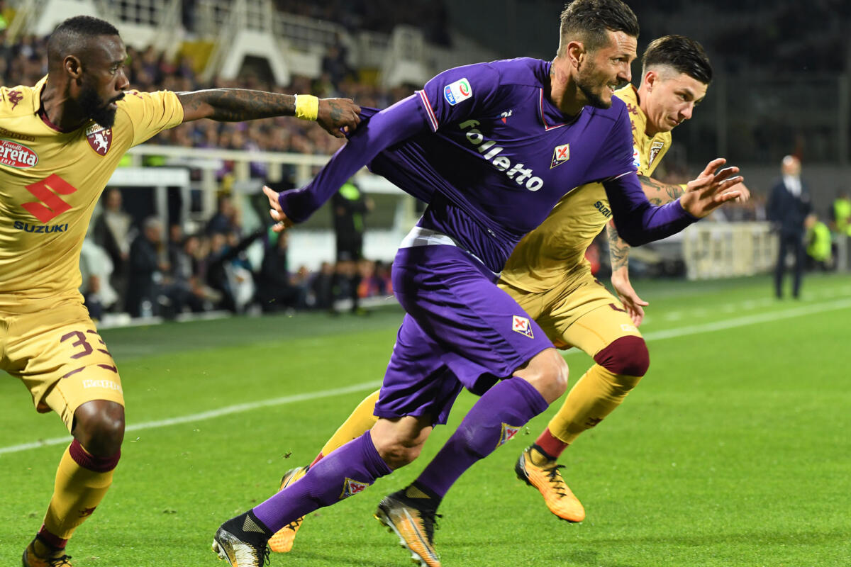 Quotidiano Sportivo, Thereau sempre più probabile in campo contro la Roma domenica. Grandi progressi in allenamento - Firenze, stadio Artemio Franchi, 25.10.2017, Fiorentina-Torino, Foto Fiorenzo Sernacchioli. Copyright Labaroviola.com Thereau