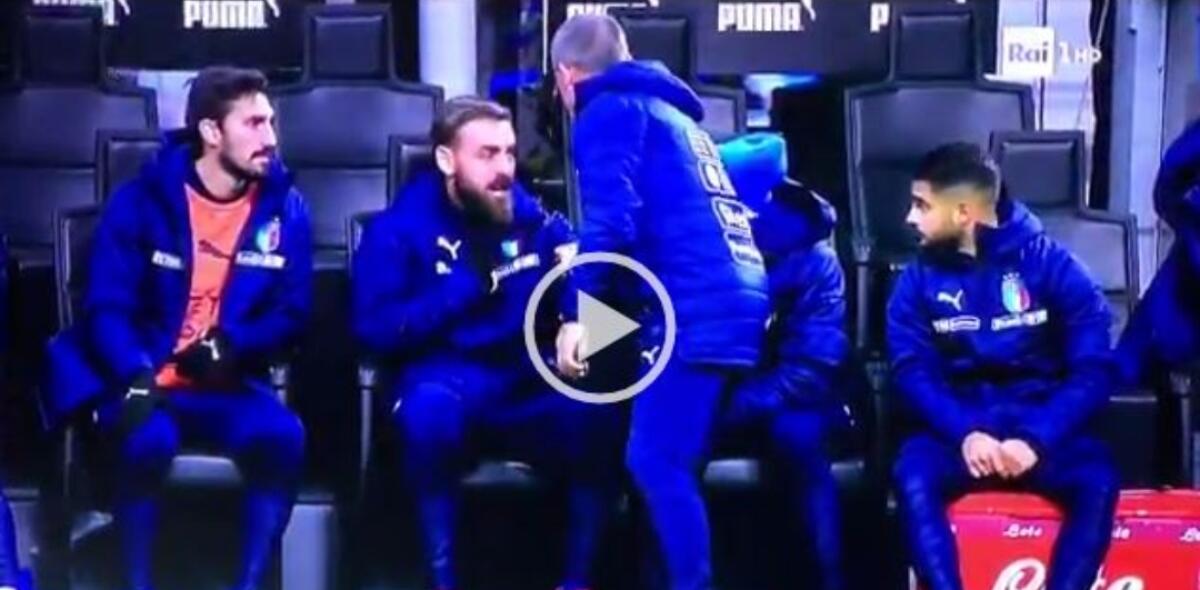 De Rossi: "Non devo entrare io, non dobbiamo pareggiare, dobbiamo vincere" e indica Insigne - 