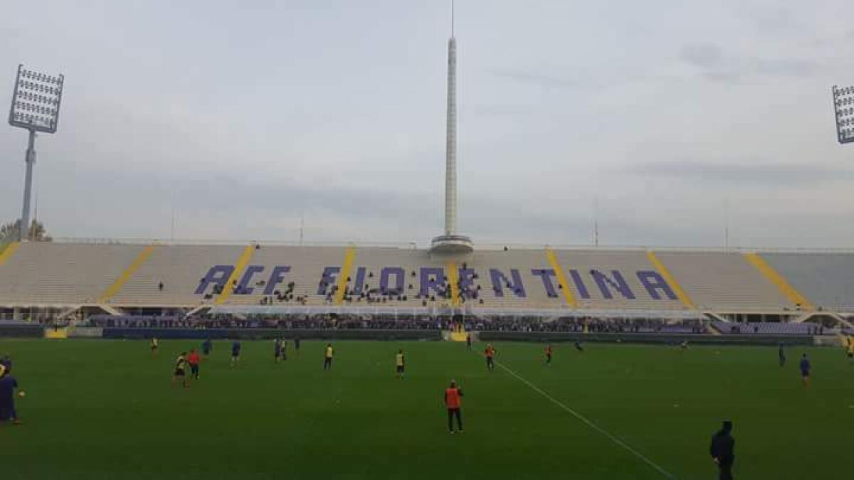 È flop l'allenamento a porte aperte della Fiorentina. Al Franchi meno di 100 tifosi viola - 