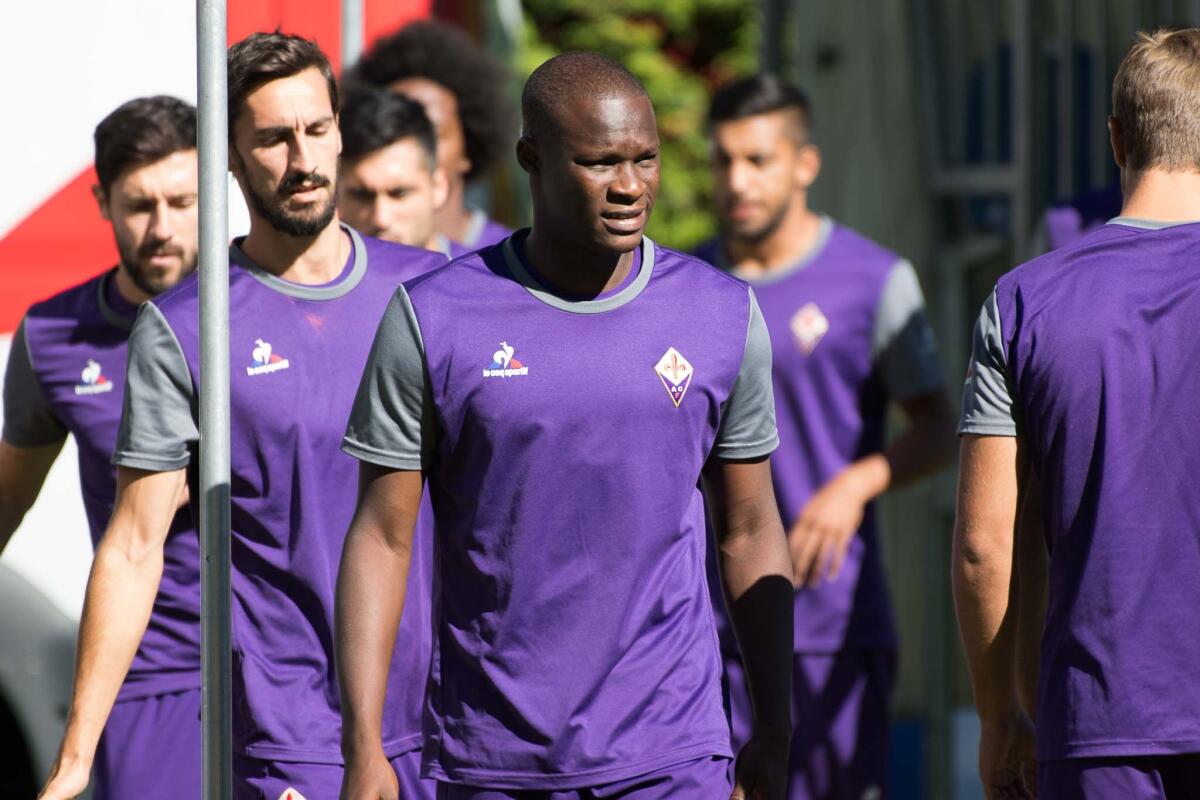 Simeone-Babacar: adesso la Fiorentina deve scegliere. Pioli non li usa entrambi, sarà guerra? - Moena, Ritiro della Fiorentina 16.07.2017, Foto Fiorenzo Sernacchioli. Copyright Labaroviola.com