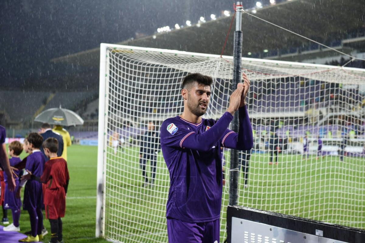 Benassi: "La vittoria di oggi ci può sbloccare. Napoli? Abbiamo voglia di fare bene" - Firenze, stadio Artemio Franchi, 5.11.2017, Fiorentina-Roma, Foto Fiorenzo Sernacchioli. Copyright Labaroviola.com Benassi