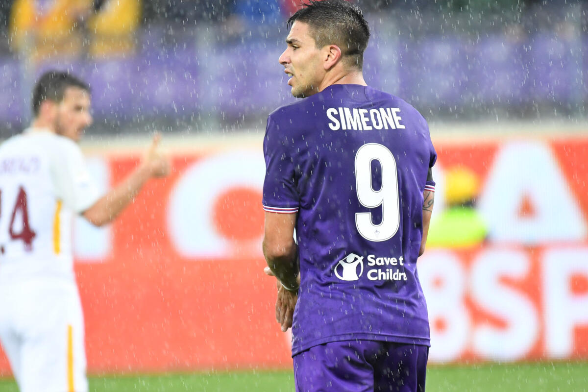 Doppio cambio Fiorentina: Babacar ed Eysseric per Simeone e Thereau - Firenze, stadio Artemio Franchi, 5.11.2017, Fiorentina-Roma, Foto Fiorenzo Sernacchioli. Copyright Labaroviola.com Simeone