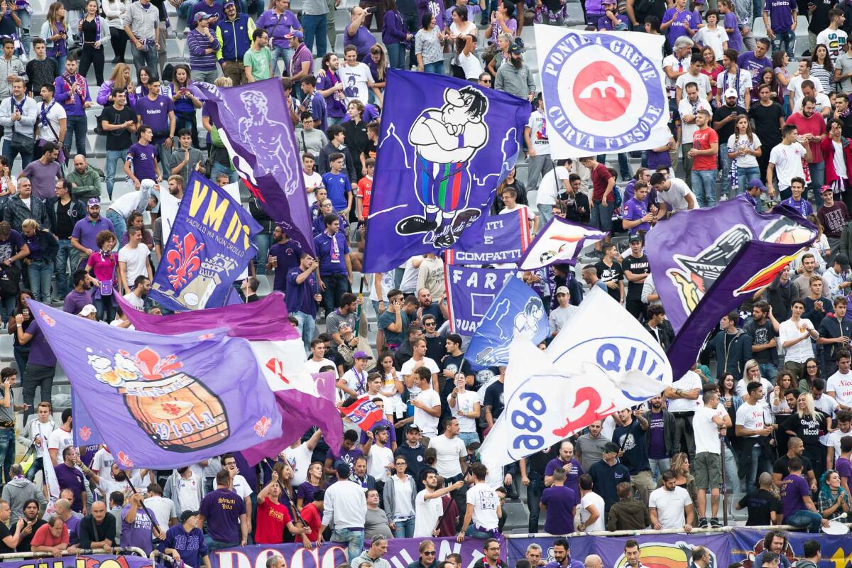Sul 3-0 la Curva Fiesole canta i cori contro la gestione Della Valle, la tribuna non gradisce - Firenze, stadio Artemio Franchi, 16.09.2017, Fiorentina-Bologna, Foto Fiorenzo Sernacchioli. Copyright Labaroviola.com
