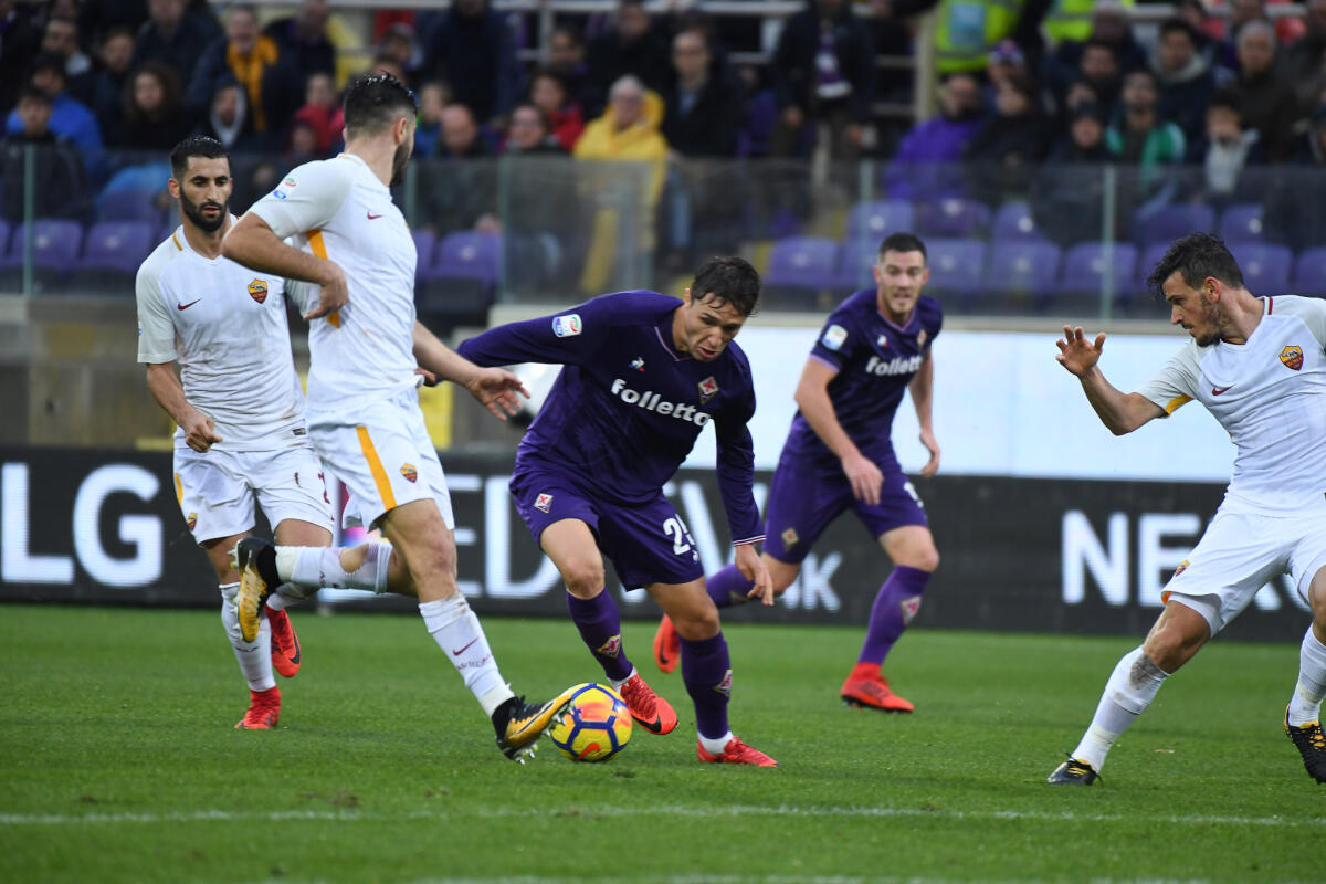 Il Corriere Fiorentino celebra Chiesa e il ritorno di Rossi: generazione di fenomeni - Firenze, stadio Artemio Franchi, 5.11.2017, Fiorentina-Roma, Foto Fiorenzo Sernacchioli. Copyright Labaroviola.com Chiesa