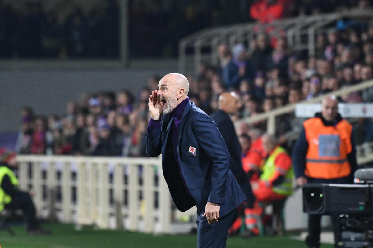 Chi se l'è persa? Pioli si è scatenato al gol di Simeone. La sua esultanza... - Firenze, stadio Artemio Franchi, 5.01.2018, Fiorentina-Inter, Foto Fiorenzo Sernacchioli. Copyright Labaroviola.com Pioli