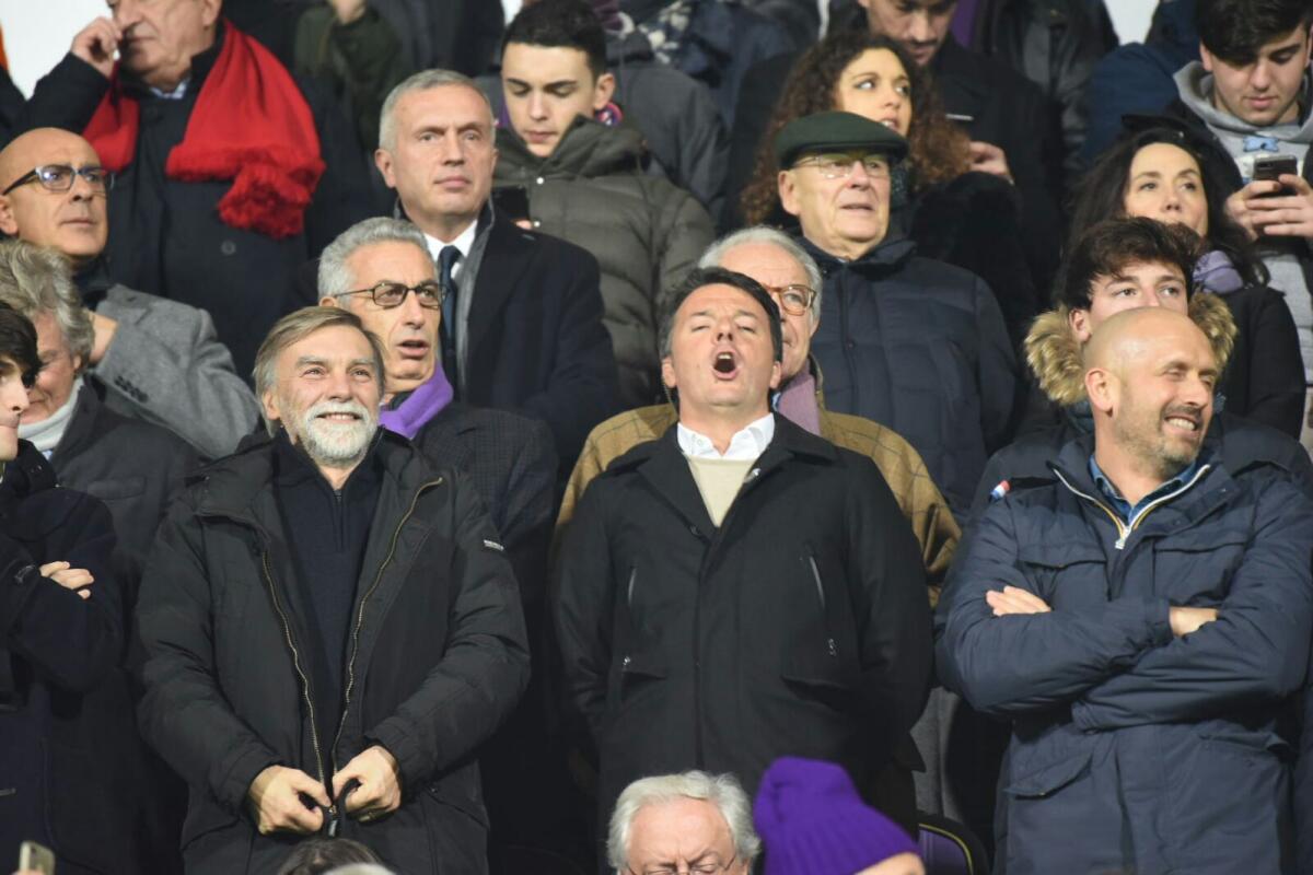 Renzi su Twitter: "Appena quell'interista di Delrio è andato via la Fiorentina ha segnato" - Firenze, stadio Artemio Franchi, 5.01.2018, Fiorentina-Inter, Foto Fiorenzo Sernacchioli. Copyright Labaroviola.com Renzi, Del Rio