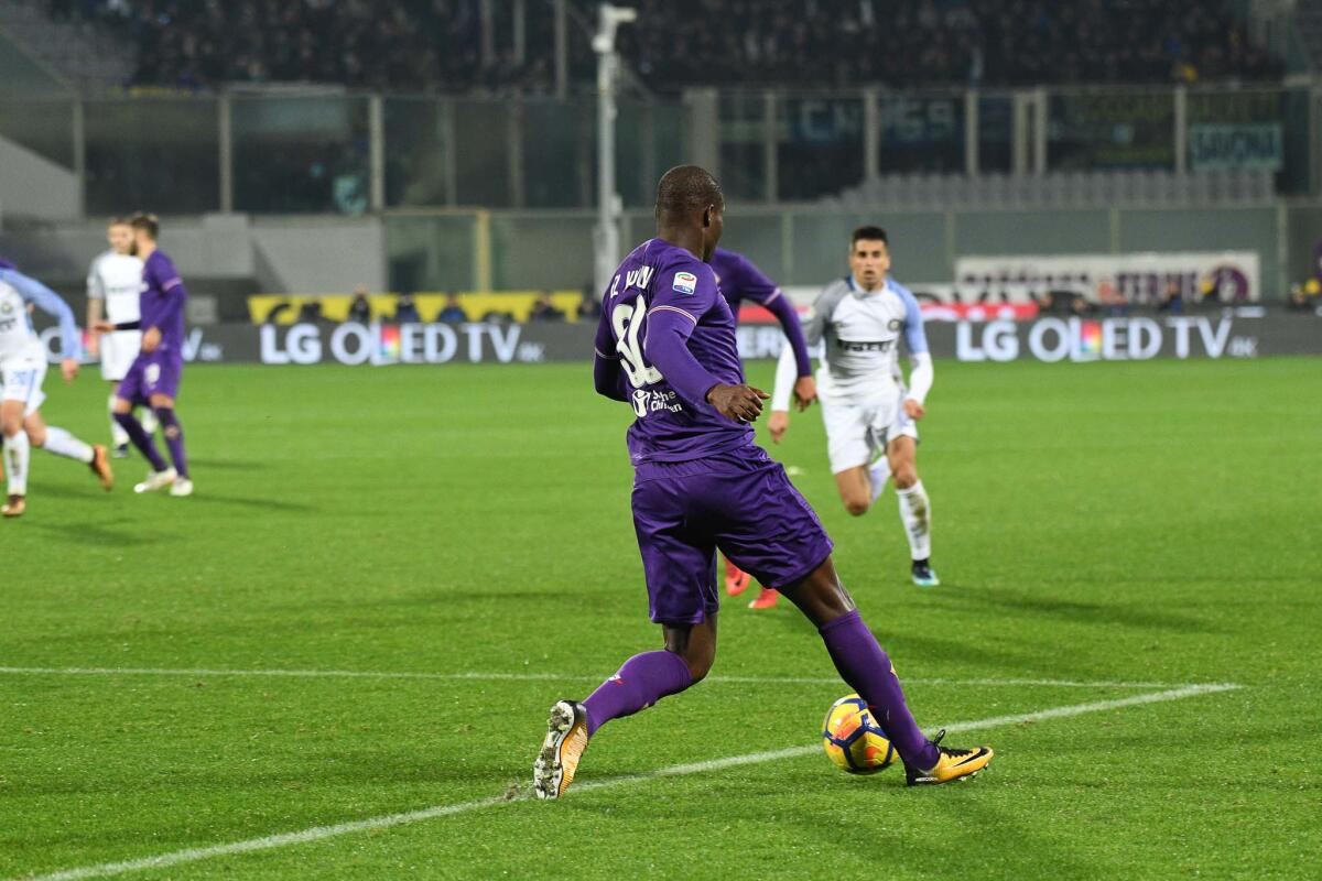 Corriere Fiorentino: "Babacar non convince, Corvino cerca un attaccante... ma in Serie B". - Firenze, stadio Artemio Franchi, 5.01.2018, Fiorentina-Inter, Foto Fiorenzo Sernacchioli. Copyright Labaroviola.com Babacar